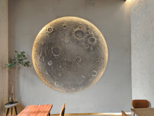 Load image into Gallery viewer, Moon Wall Light,  Moon Light Wall Decor for Kids' Room Decor | Living Room Lighting | Mood Lighting