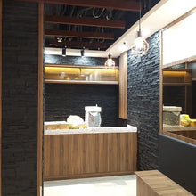 Load image into Gallery viewer, Ledge Stone Wall Panel, Black