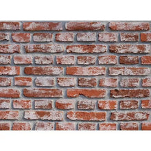 Load image into Gallery viewer, Red with Wash White Brick Wall