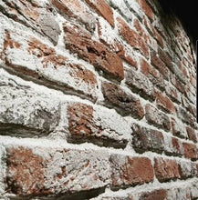 Load image into Gallery viewer, Red with Wash White Brick Wall