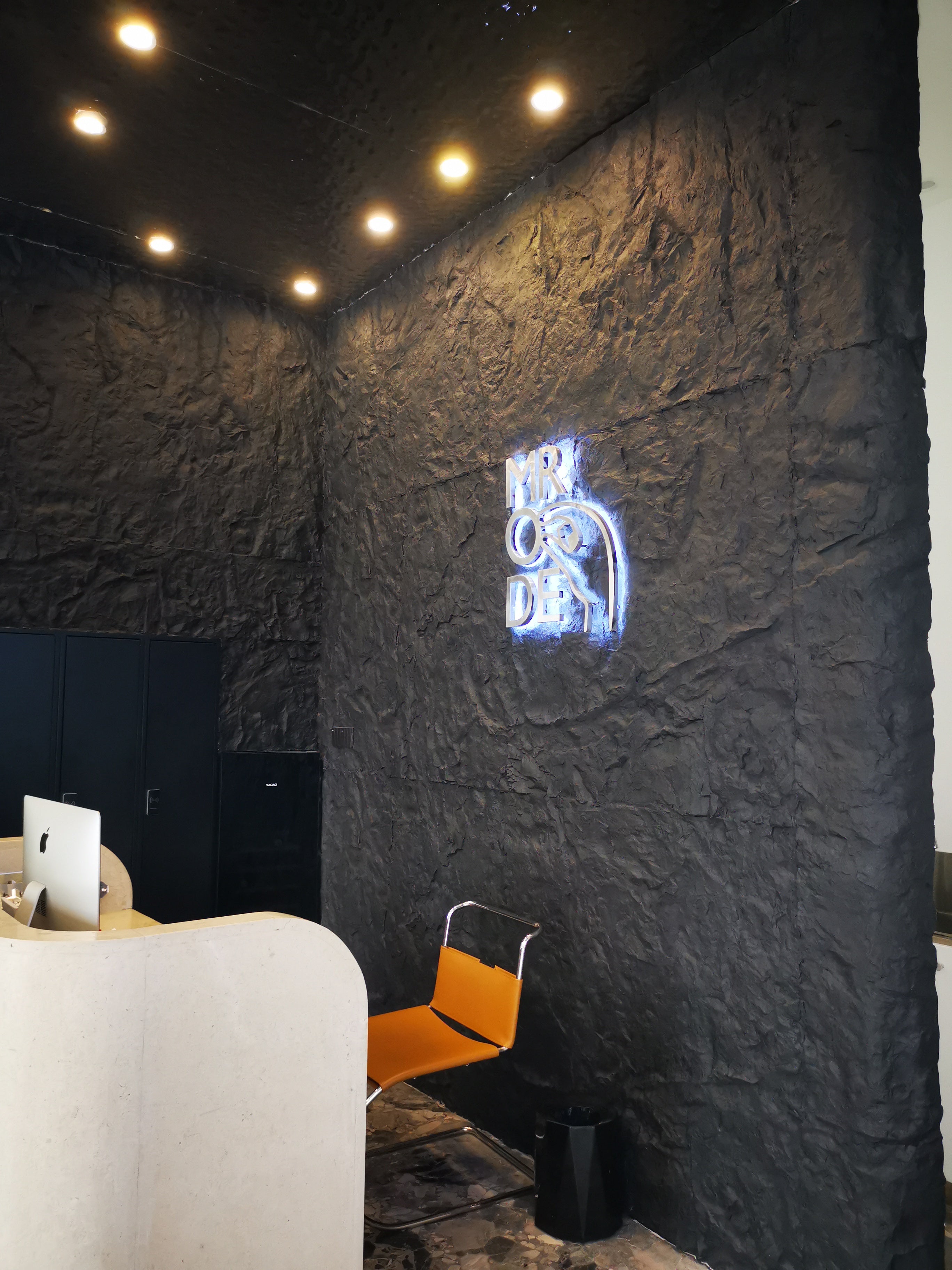 Faux Split Rock Wall Panel 3d wall panels wall Cladding black DryiInsta