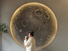 Load image into Gallery viewer, Moon Wall Light,  Moon Light Wall Decor for Kids&#39; Room Decor | Living Room Lighting | Mood Lighting
