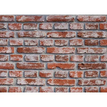 Load image into Gallery viewer, Red with Wash White Brick Wall
