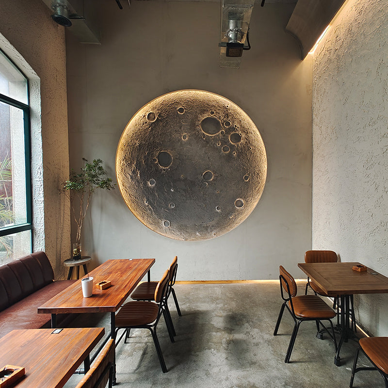 Moon Wall Light, Moon Light Wall Decor for Kids' Room Decor Living R