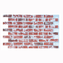 Load image into Gallery viewer, Red with Wash White Brick Wall
